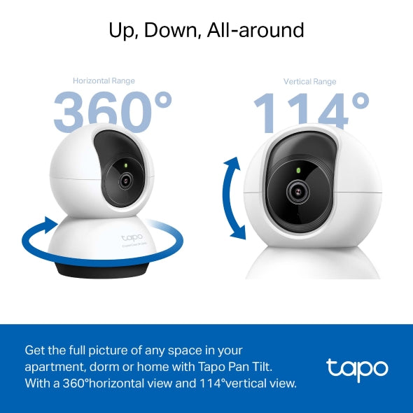 كاميرا داخلية بدقة 4 ميجا بكسل Tapo C220 متحركة كاميرا منزلية Wi-Fi