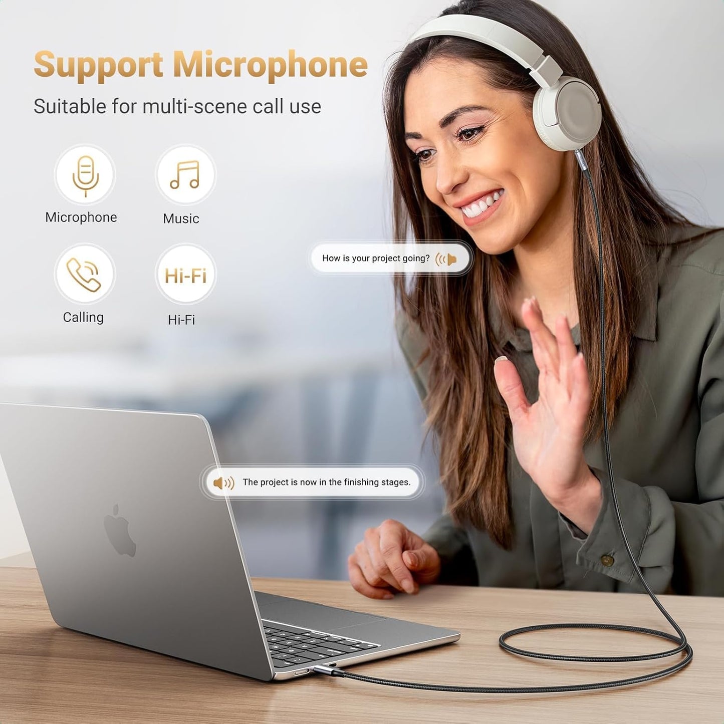 UGREEN Aux to USB C /35056