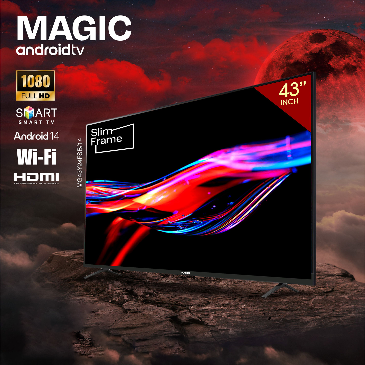 Magic 43" Smart Android Screen