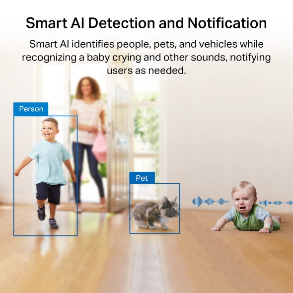 3mp Indoor Camera Tapo C225 Pan/Tilt AI Home Security Wi-Fi Camera