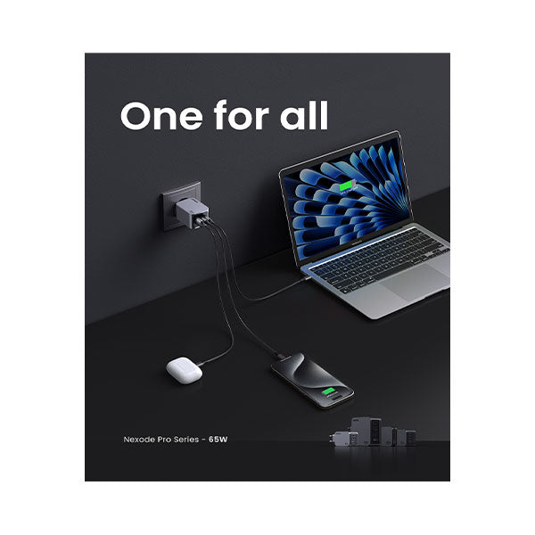 UGREEN USB-A+2*USB-C 65W GaN Tech Fast Charger / 25871