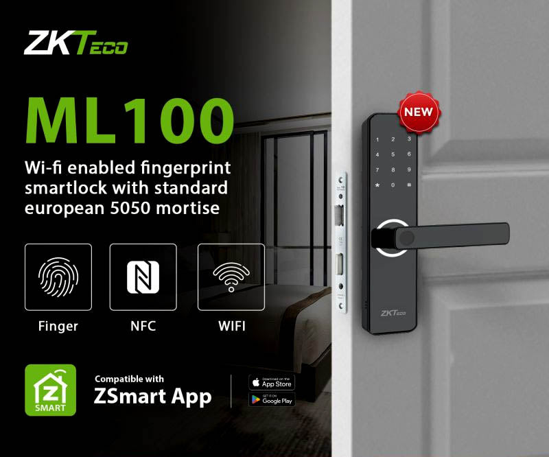 ZKTeco Fingerprint Smart Lock / ML100