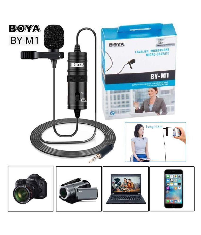 BOYA BY-M1 Lavalier Microphone Micro-Cravate