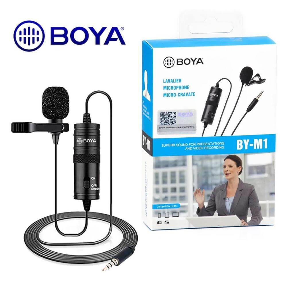 BOYA BY-M1 Lavalier Microphone Micro-Cravate