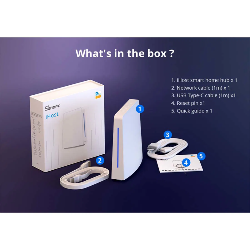 Sonoff iHost AIBridge-26 Smart Home Hub (4GB RAM) – Local Control with Zigbee, Wi-Fi & Matter Support