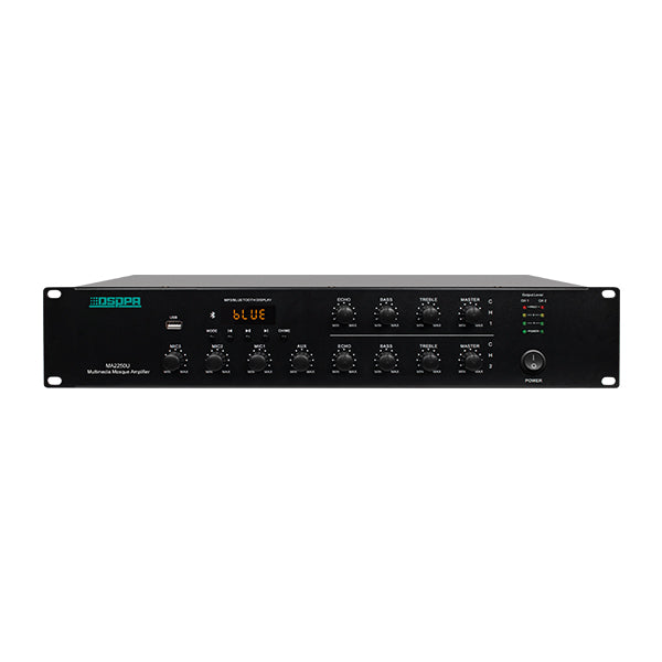 DSPPA Multimedia Mosque Amplifier 2*250W /MA2250U