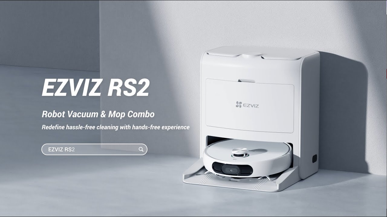 EZVIZ RS2 Robot Vacuum & Mop Combo