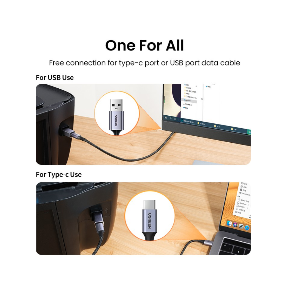 UGREEN USB-C to Printer Adapter USB B/M
