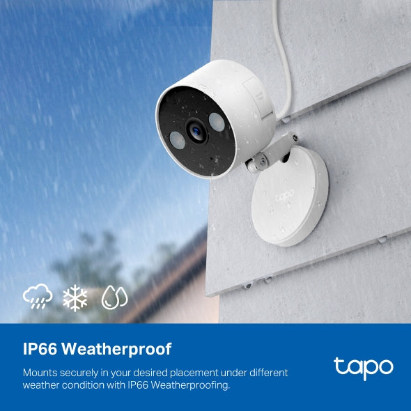 3mp Outdoor/Indoor Camera Night Colored Tapo -C120