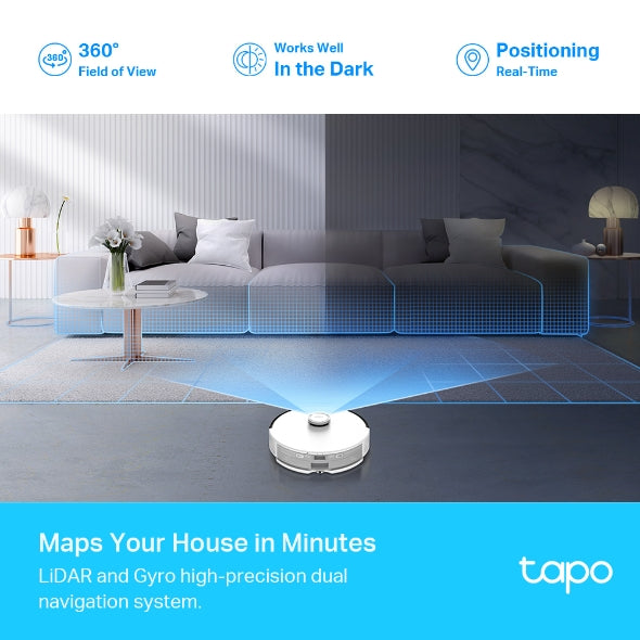 Tapo RV30 Plus / LiDAR Navigation Robot Vacuum & Mop