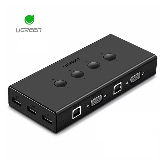 UGREEN 4-Port USB KVM Switch Box / 50280