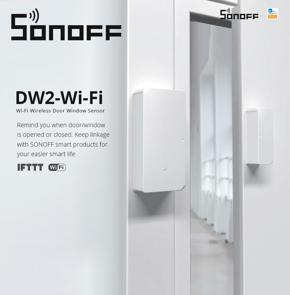 Wireless Door Window Sensor / DW2-Wi-Fi