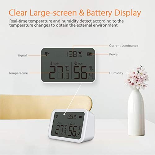 Tuya Smart Wireless Humidity Sensor Thermometer ,Hygrometer Temperature and Humidity Monitor