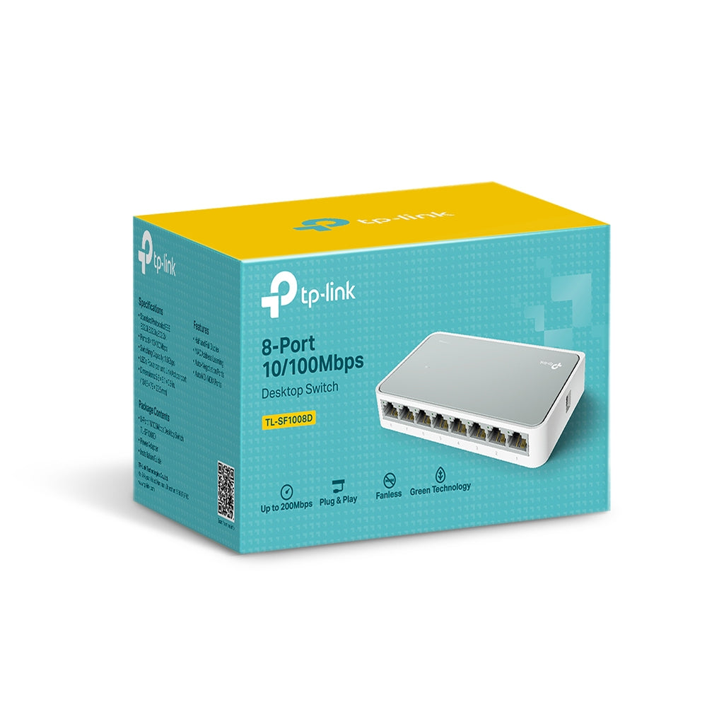 TP-Link 8-port 10/100M mini Desktop Switch / TL-SF1008D