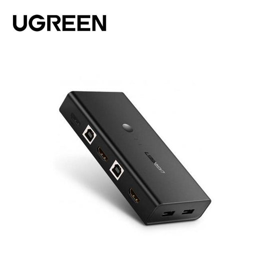 UGREEN CM200 2 IN 1 OUT KVM HDMI & USB SWITCH BOX 4K 60Hz Ultra HD/50744