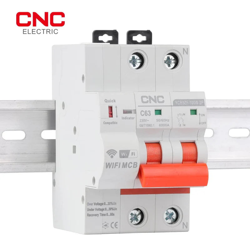 CNC 32A Smart Circuit Breaker 32A 2 Pole/YCB9ZF-100W