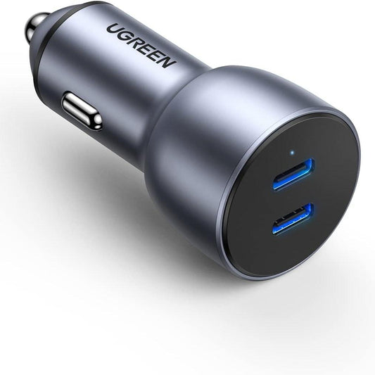 Ugreen USB C 40W PPS Aluminum Alloy iPhone Fast Car Charger / 70594