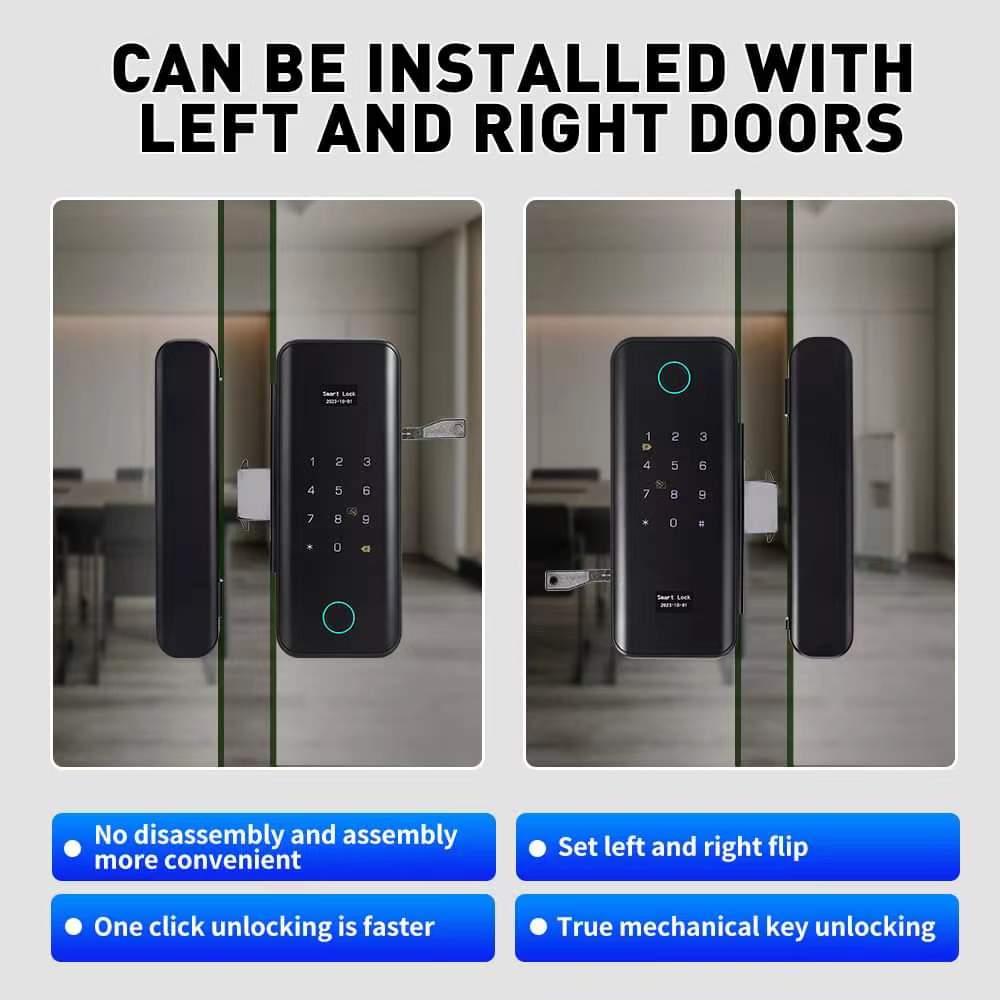 Smart Door Lock for Glass Door -SEe37