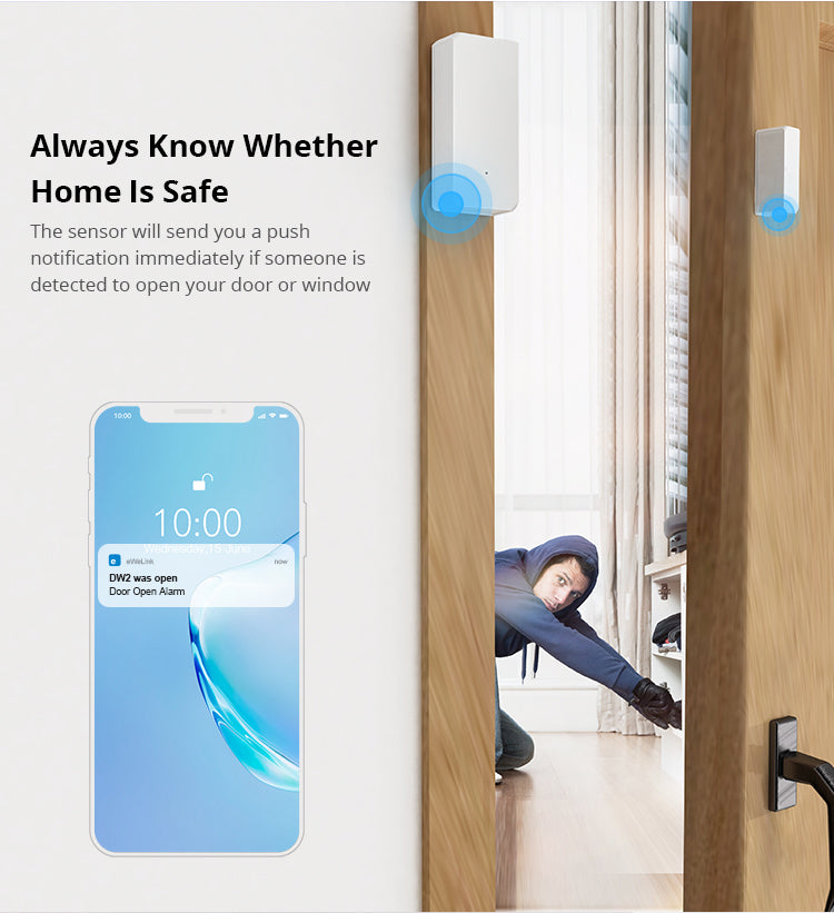 Wireless Door Window Sensor / DW2-Wi-Fi