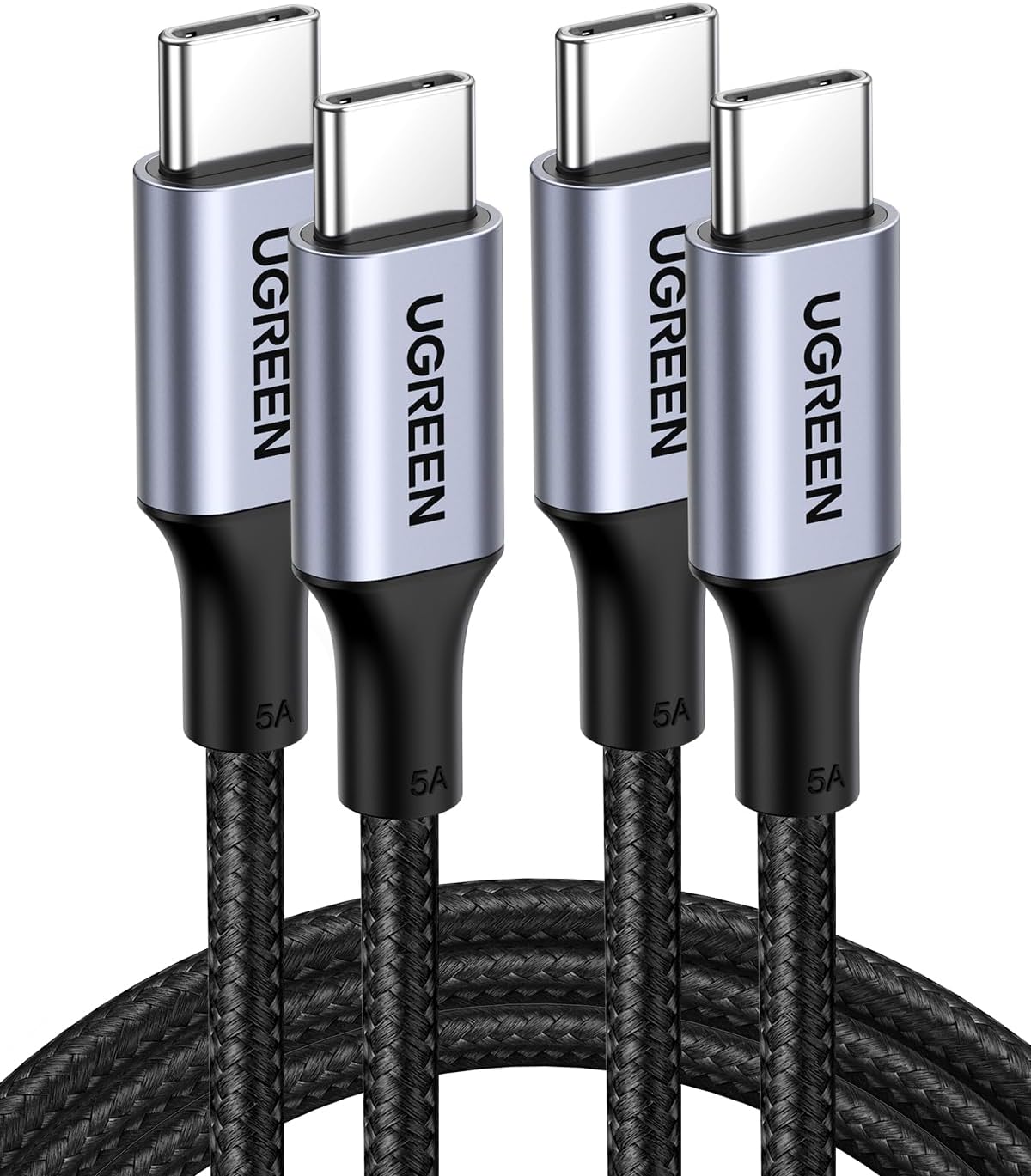 UGREEN Type C 2.0 Male To Type C 2.0 Male 5A Data Cable / 70427-70429-90120