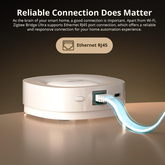 Sonoff Zigbee Bridge Ultra (ZBBridge-U) – Matter-Compatible Zigbee 3.0 Smart Hub with Ethernet & Wi-Fi