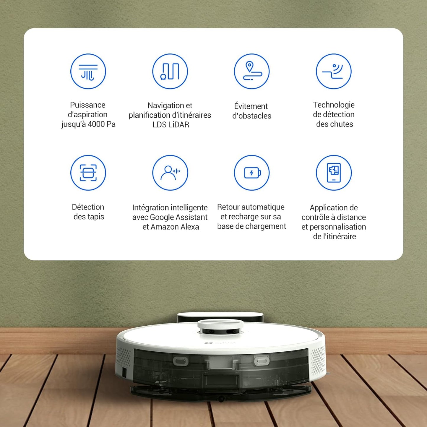 Ezviz Robot Vacuum & Mop Combo - RE5