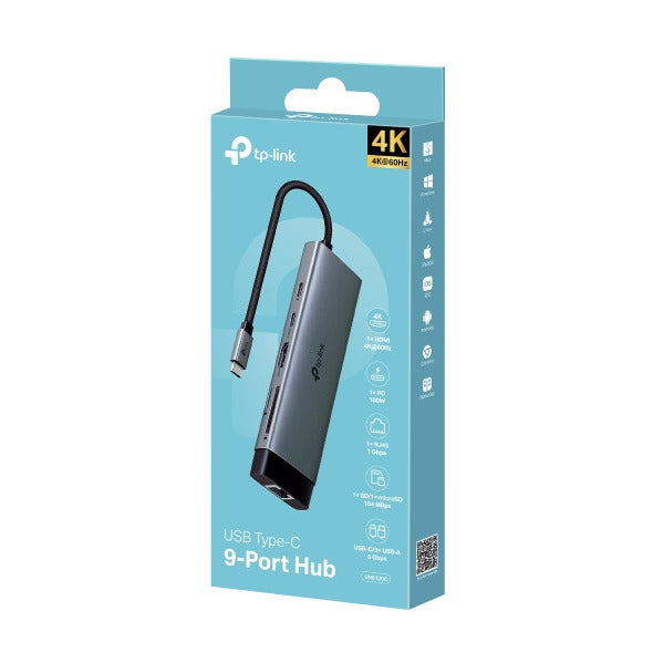 TP-Link UH9120C | موزع USB Type-C 9 في 1