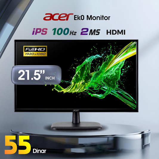 Acer 21.5" EK0 Monitor - EK220Q Ab