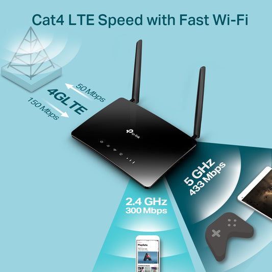 TP-Link Archer MR202 | AC750 لاسلكي ثنائي النطاق