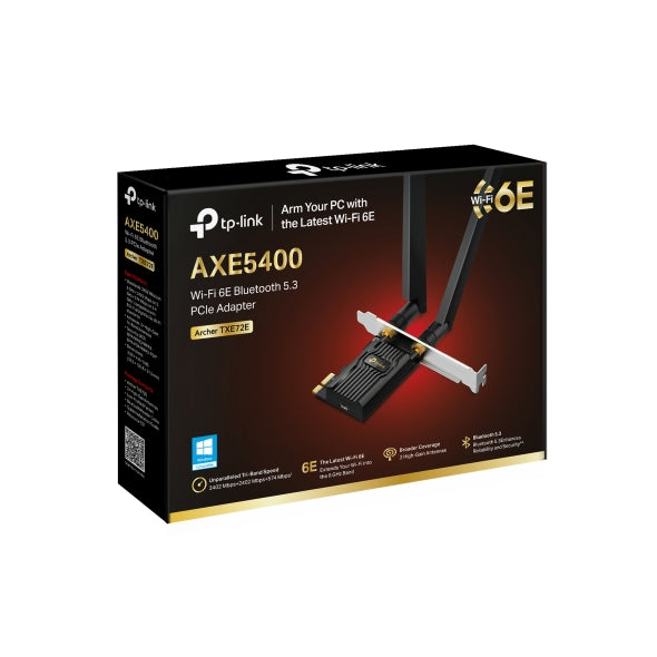 AXE5400 Wi-Fi 6E Bluetooth 5.3 PCIe Adapter / Archer TXE72E