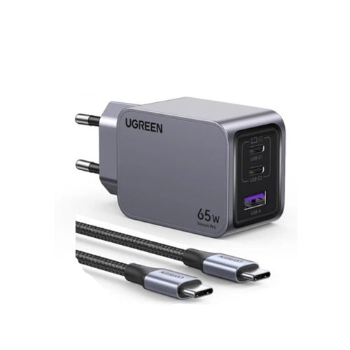 UGREEN USB-A+2*USB-C 65W  GaN Tech Fast Charger / 25871