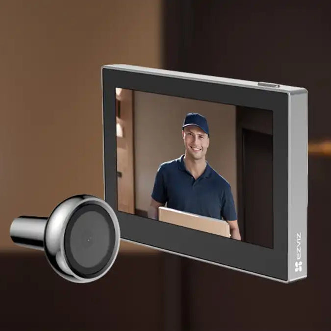 EZVIZ HP2 is a wire-free peephole door viewer