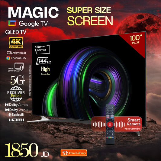 Magic 100" Smart Screen / 4K / Dolby Sound /QLED