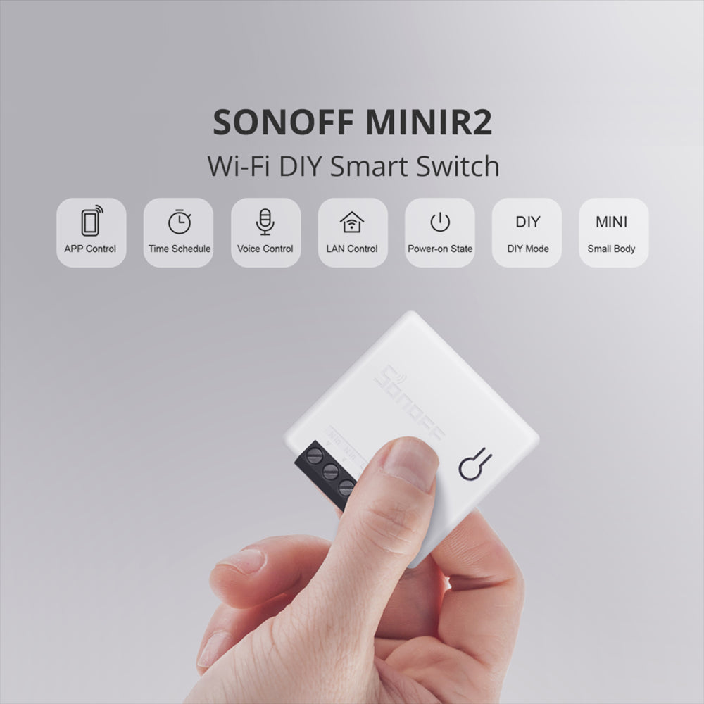 Wi-Fi Smart Switch with DIY Mode 10A / MINIR2