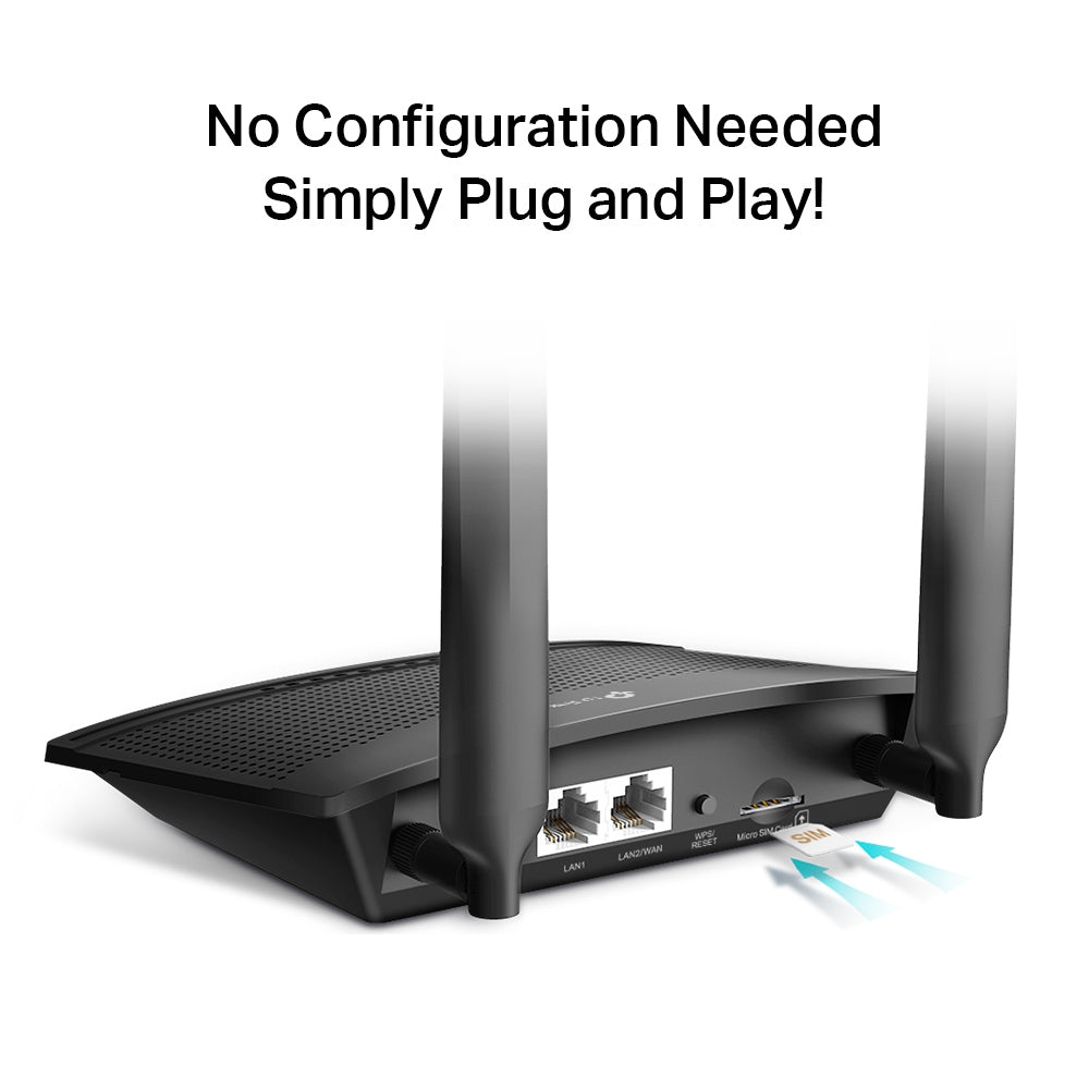 TP-Link 300 Mbps Wireless N 4G LTE Router / TL-MR100