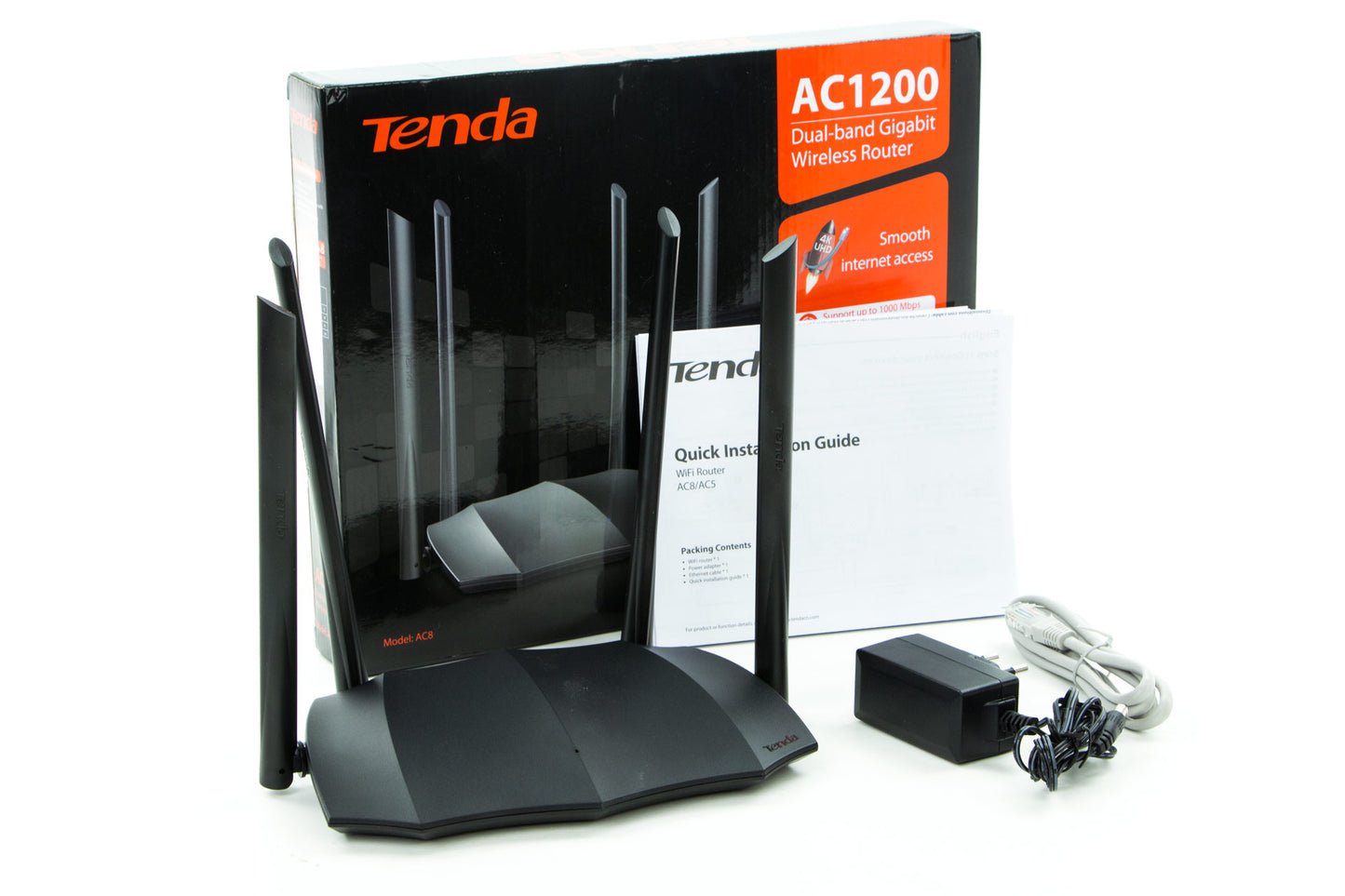 AC1200 Dual-band Gigabit Wireless Router-AC8