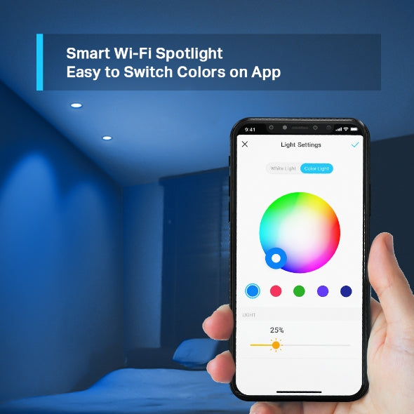 Tapo Smart Wi-Fi Spotlight, Dimmable, Color / Tapo L630