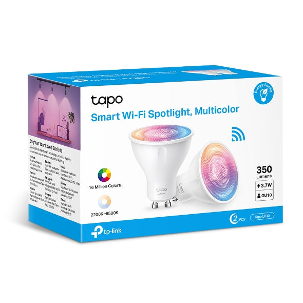 Tapo Smart Wi-Fi Spotlight, Dimmable, Color / Tapo L630