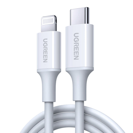 UGREEN Lightning To Type-C 2.0 Male Charging Cable (White) / 10493-60749