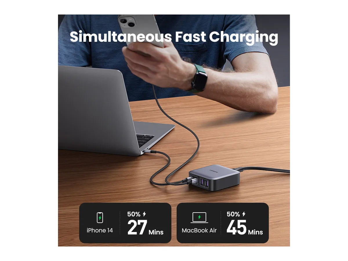 UGREEN Nexode 65W USB C GaN Table Charger / 90747