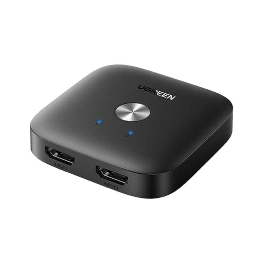 80126/ UGREEN محول HDMI 4K@60Hz 2 في 1 مخرج HDMI 2.0 يدعم سرعة عالية تبلغ 18 جيجابت في الثانية، ثلاثي الأبعاد، HDR، HDCP 2.2