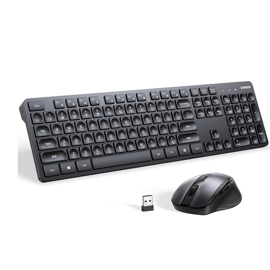 UGREEN Wireless Keyboard and Mouse Combo / 45248