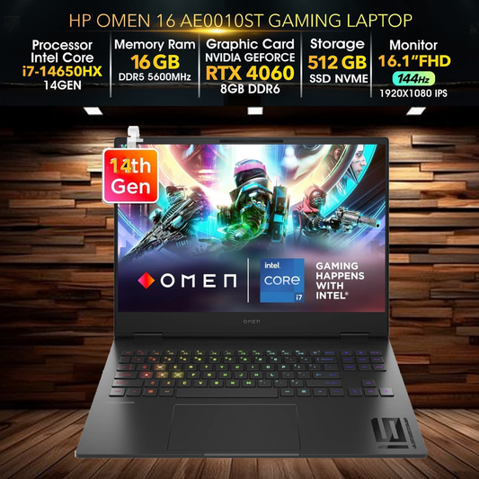 HP OMEN i7 RTX 4060 16GB RAM