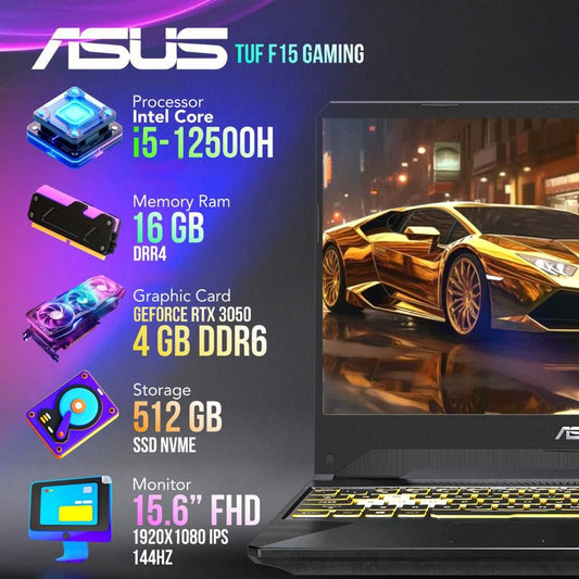 Asus F15 i5 16GB RAM RTX 3050