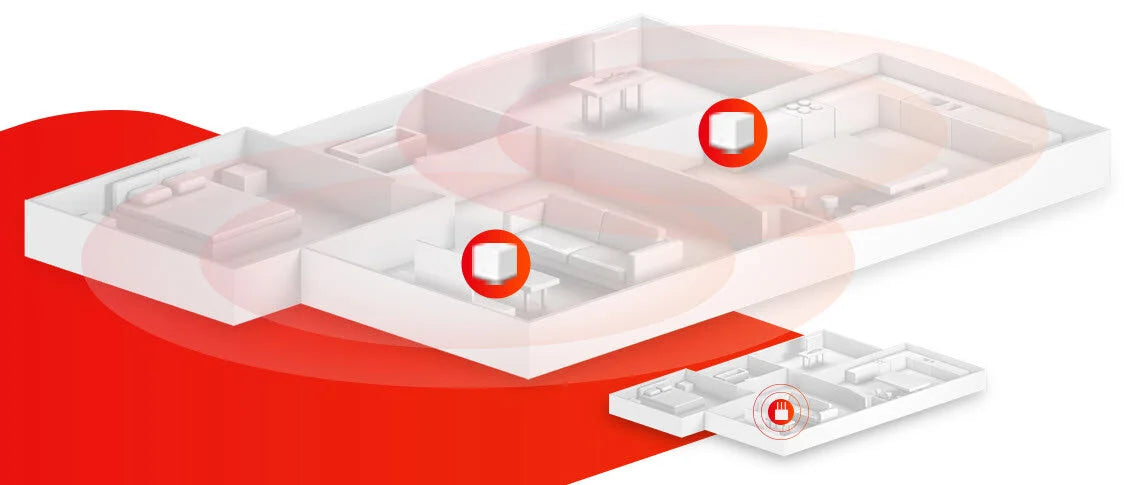 Mercusys 300 Mbps Whole Home Mesh Wi-Fi System / Mercusys Halo S3 (2-pack)