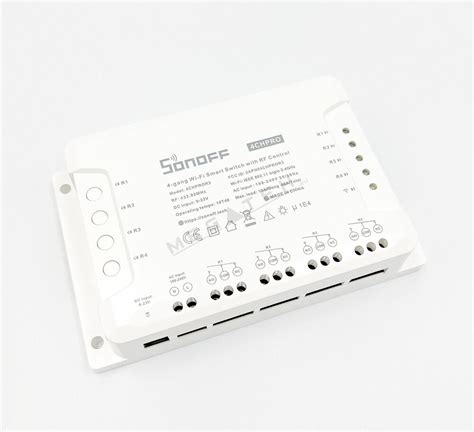 4-gang Wi-Fi Smart Switch with RF Control 40A / 4CHPROR3