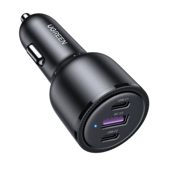 Ugreen 69W USB C Car Charger PD 65W&PD 20W&SCP 22.5W/QC 18W Type C Fast Charging/20467