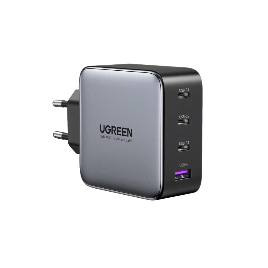 UGREEN Nexode 100W 4-Port GaN Compact Wall Charger / 40747 -15337