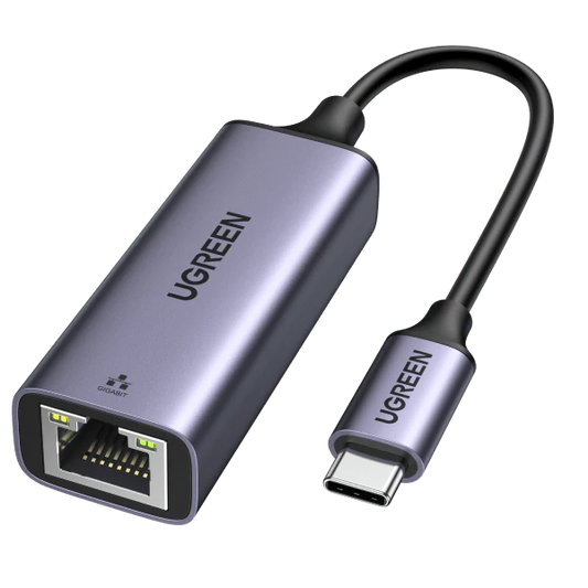 UGREEN USB Type C to 10/100/1000M Ethernet Adapter (Space Gray) /50737