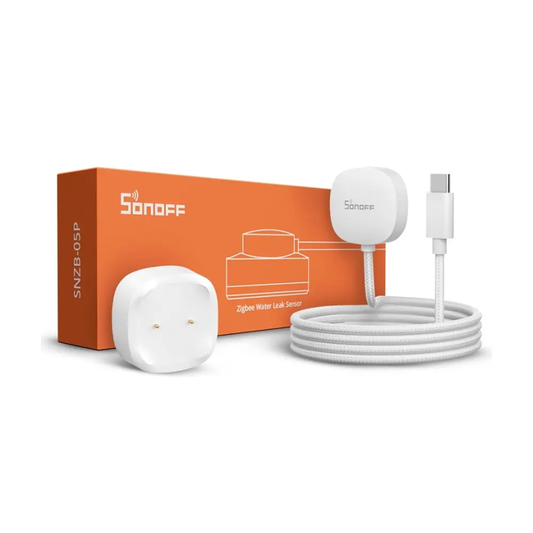 Sonoff SNZB-05P Zigbee Water Leak Sensor – IP67 Waterproof with Extended Detection Cable
